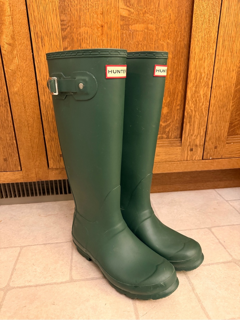 Hunter Tall Hunter Original Green Rain Boots